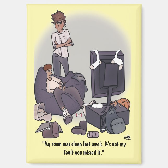 Sauberkeit Magnet (Vorderseite)