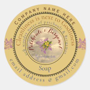 Sauberkeit steht in der Nähe von Güte Runder Aufkleber