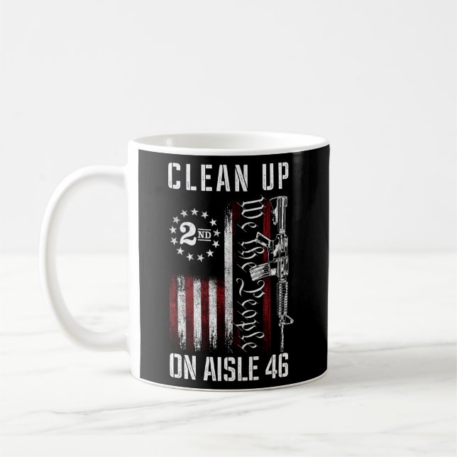 Saubermachen auf Aisle 46 Wir, die amerikanische F Kaffeetasse (Links)