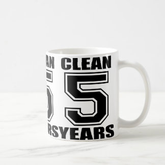 Säubern Sie 5 des Kaffee-Tassen-Jahre Kaffeetasse