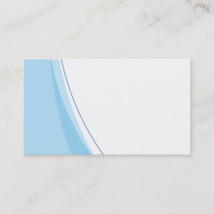 Säubern Sie blaue und weiße Visitenkarte