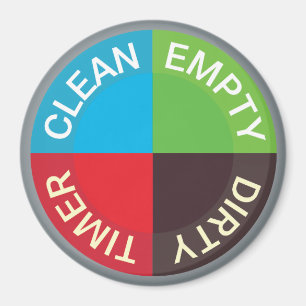 Säubern Sie leere Magnet