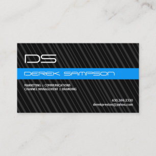 Säubern Sie Linien:: Monogramm-Visitenkarte Visitenkarte