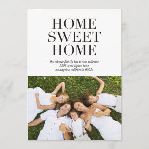 Säubern Sie modernes Foto-bewegliche Mitteilung Ankündigung