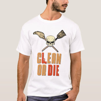 Säubern Sie oder die T-Shirt