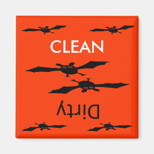 Säubern Sie schmutzigen Magnet