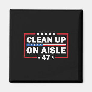 Säuberung des Aisle 47 Impeach 47 Anti-Trump-Präsi Magnet