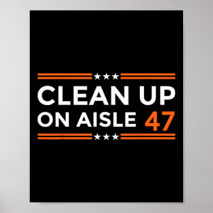 Säuberung in Gang 47 Impeach 47 Anti-Trump-Politik Poster