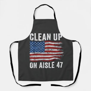 Säuberung von Aisle 47 Shirt Impeach 47 Anti Trump Schürze
