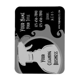 Säuberung von MAGNET-Werbemotiven für Business-Gra Magnet