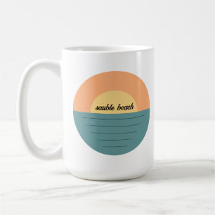 Sauble Beach Ontario Kanada Retro Seeufersonne Kaffeetasse