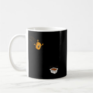 Sauce Dive Lustiger Fliegender Chicken Nugget Cart Kaffeetasse