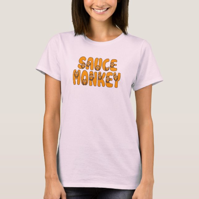 Sauce Monkey 3 T-Shirt (Vorderseite)