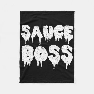 Saucenchef BBQ Koch Essen Humorvoll Fleecedecke