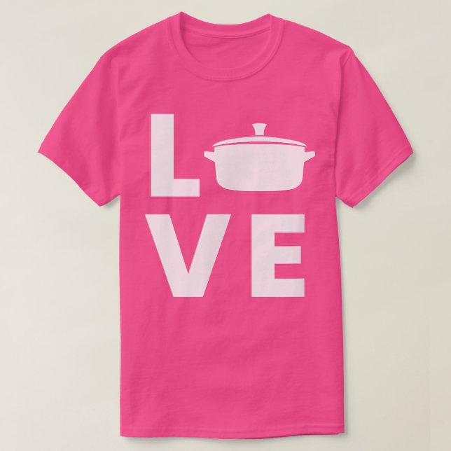 Saucepancooking potLove T-Shirt (Design vorne)