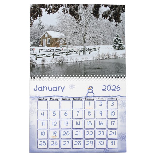 Saucon Tal-Wandkalender Kalender (Jan 2026)