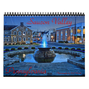Saucon Valley Pa. USA-Kalender Kalender