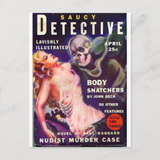 Saucy Detective Postkarte