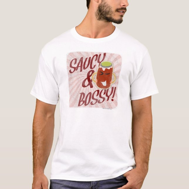 Saucy und Bossy T-Shirt (Vorderseite)