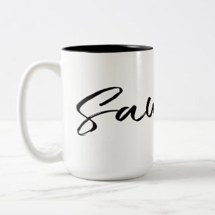 Saudade Black Zweifarbige Tasse