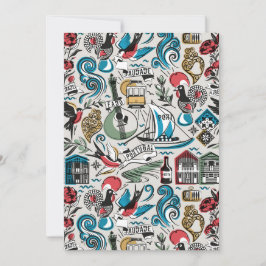 Saudade // populäre Motive aus Portugal Dankeskarte