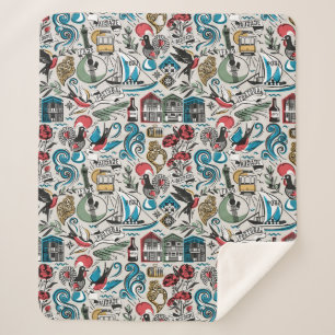 Saudade // populäre Motive aus Portugal Sherpadecke