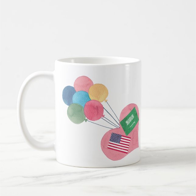 Saudi-amerikanische Tasse (Links)