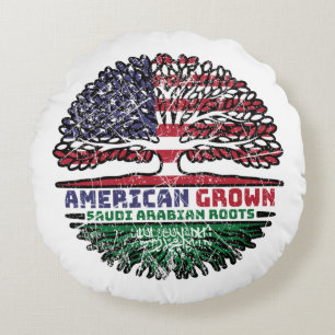Saudi Arabia Arabian US American USA United States Rundes Kissen