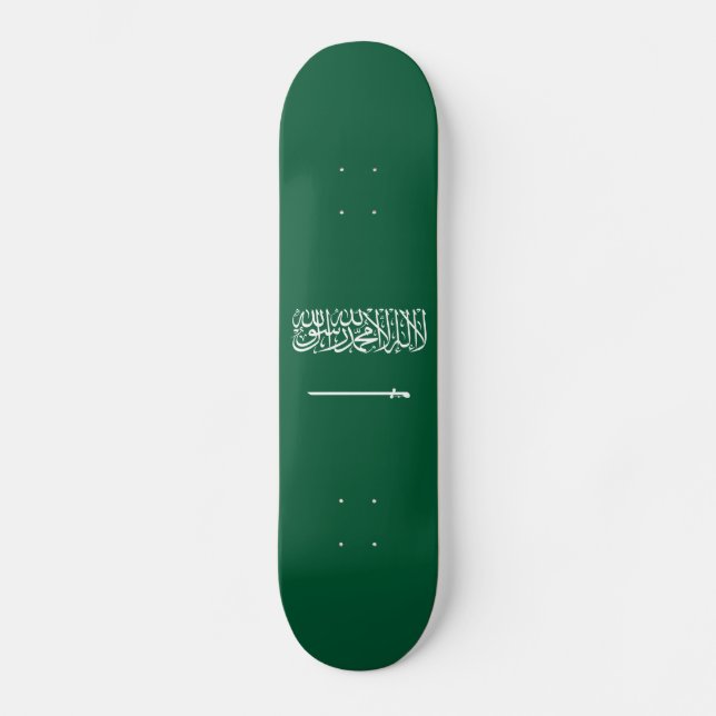 Saudi Arabia Flag Skateboard (Vorderseite)