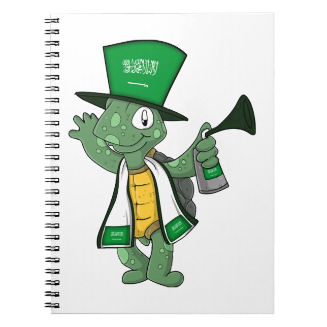 Saudi Arabian Fan Turtle Notizblock (Vorderseite)