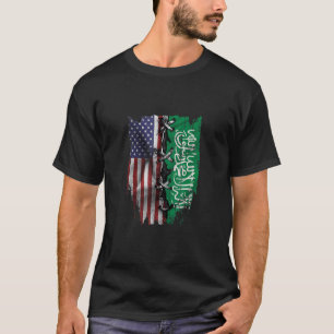 Saudi-Arabian Roots USA Saudi Arabien T-Shirt