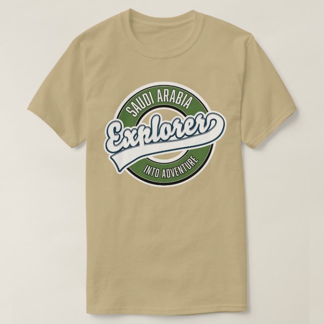 Saudi-Arabien-Entdecker T-Shirt (Design vorne)