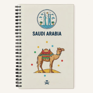 Saudi-Arabien-Erbe & Wüstenkamel-Fotoarchiv Notizbuch