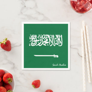 Saudi-Arabien - Flag Party-Mode /Sportfans Serviette