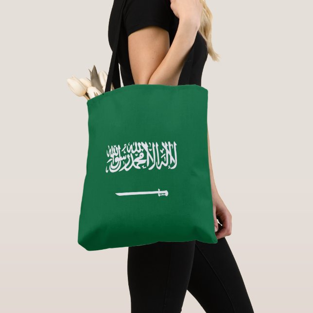 Saudi-Arabien-Flagge (Von Nahem)