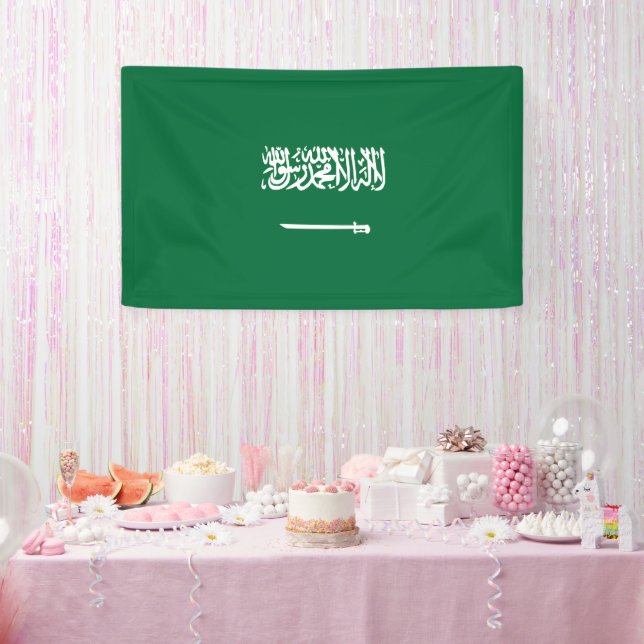 Saudi-Arabien-Flagge Banner (Party)