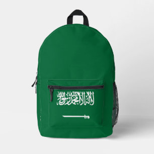 Saudi-Arabien-Flagge Bedruckter Rucksack