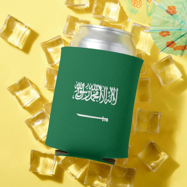 Saudi-Arabien-Flagge Dosenkühler (In Situ Sommer)