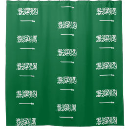Saudi-Arabien-Flagge Duschvorhang