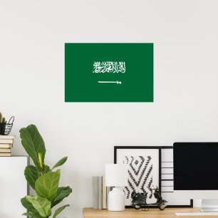 Saudi-Arabien-Flagge Poster