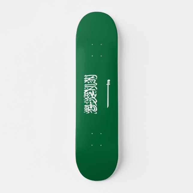 Saudi-Arabien-Flagge Skateboard (Vorne)