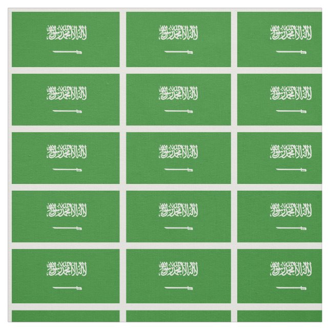 Saudi-Arabien Flagge Stoff (Muster)