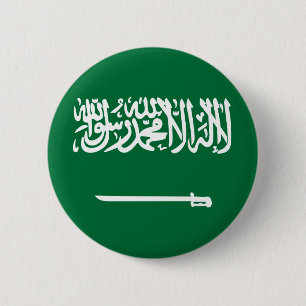 Saudi-Arabien Flaggen-Knopf Button
