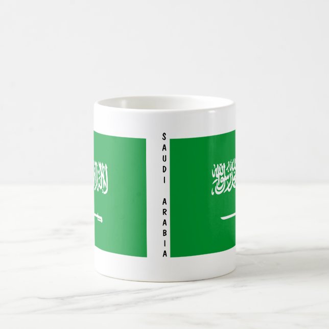 Saudi-Arabien Flaggen-Tasse Tasse (Mittel)