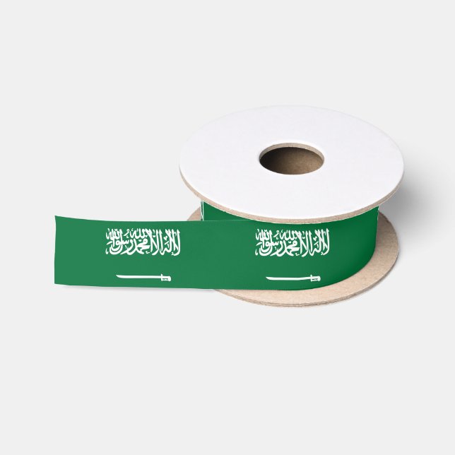 Saudi-Arabien Flaggenband Satinband (Spule)