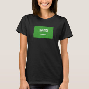 Saudi-Arabien Fußball   Saudi-Arabien Flagge Footb T-Shirt