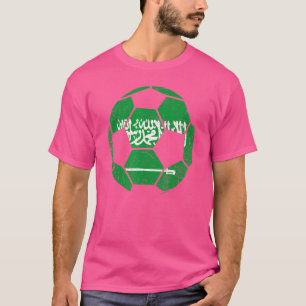 Saudi-Arabien Fußballweltfußball - Saudi-Arabien F T-Shirt
