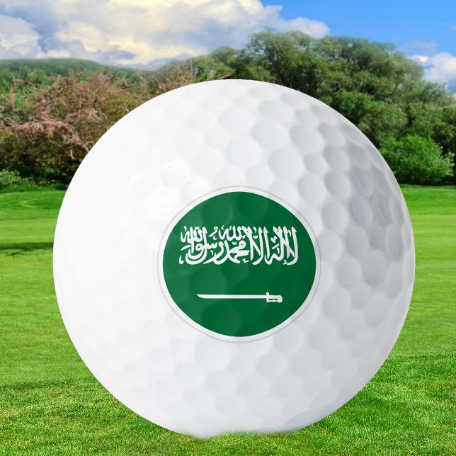 Saudi-Arabien Golf Balls, Saudi-Flag patriotisch Golfball (Von Creator hochgeladen)