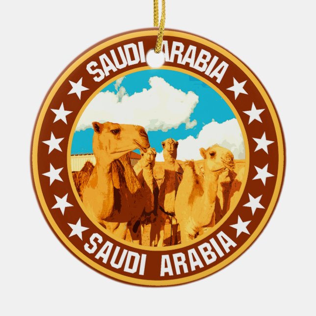 Saudi-Arabien Keramik Ornament (Vorne)