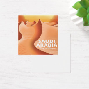 Saudi-Arabien - Reiseplakat